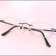 뿔테안경 파손 as안될때, 안경렌즈 살리는 방법