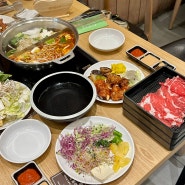 경산 영남대 맛집 점심 소고기 무한리필 샤브20 경산점