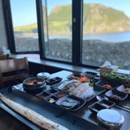 아이와 가볼만한곳 제주도 성산읍맛집 성산일출봉 오션뷰 식당 '성산해촌'