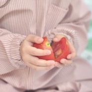 6개월 7개월 아기 토마토 촉감놀이 재료 시기 놀아주기