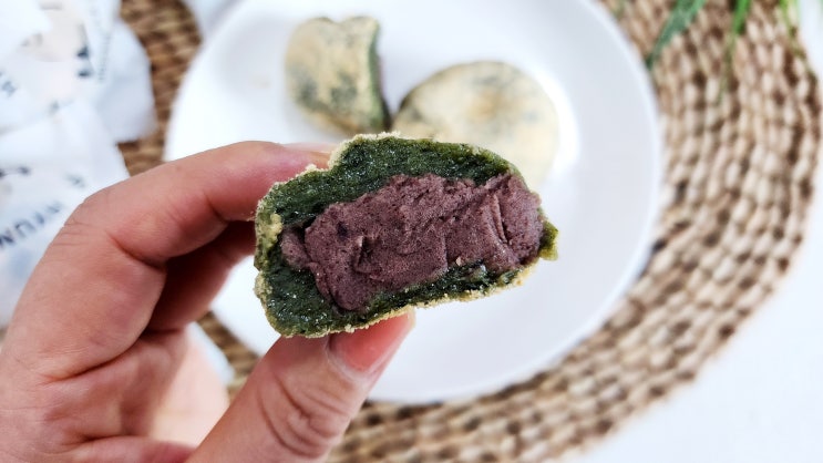 아침식사대용 현미쑥떡 아침대용떡 콩쑥개떡 현미떡 by 현미와 인절미 : 네이버 블로그