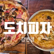 도치피자 동서울 종합터미널근처 강변역 테크노마트 점심 맛집