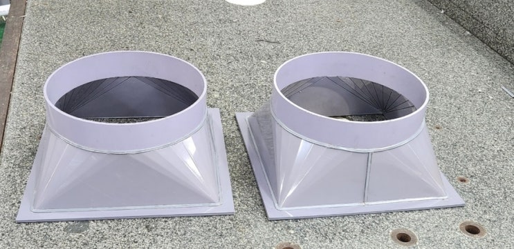 PVC 원형 덕트, PVC 사각 덕트, 연질 캠퍼스, PVC 담파, PP 탱크 제작 : 네이버 블로그