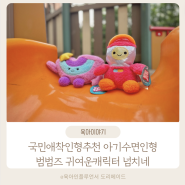 국민애착인형추천 아기수면인형 범범즈 귀여운캐릭터 넘치네