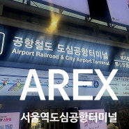 서울역 도심공항터미널 체크인, AREX 공항철도 직통열차 이용방법 (골프채 수화물)