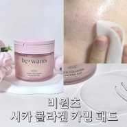 비원츠 시카 콜라겐 카밍 패드로 촉촉한 고수분 탄력 밀착 후기