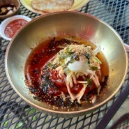 [봉평메밀막국수] 부천 송내 맛집 /야장에서 먹는 막국수 맛집 /내돈내산