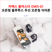 카렉스 붐마스터 OWS-01 오픈형 블루투스 무선 오픈형 이어폰