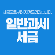 일반과세 세금에 대해