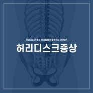 허리디스크 증상 허리통증이 발생하는 이유는?