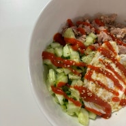 다이어트 식단(오이참치비빔밥) & 집밥 메뉴 공유