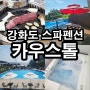 강화 카우스톨/강화도 스파펜션/수영장과 객실 개별바베큐테이블이 있는 강화도 펜션/102 비앙카/강화도여행 숙