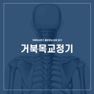 거북목교정기 틀린정보 바로 알기