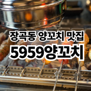 장곡동 양꼬치 맛집 5959양꼬치 시흥장현점 후기