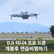 DJI 미니 4프로 플라이모어 콤보플러스 내돈내산 구입 그리고 김해 드론연습장에서 기초 비행연습하기