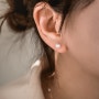 [당일발송 가능]14k/18k New 어글리 캐시 담수진주 귀걸이 : 4mm / 6mm 인기 / 14k 로즈골드 - 4mm 오늘 부터 출고