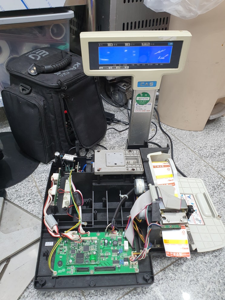 #카스전자저울AS수리#CL5200#디스플레이블루스크린불량#영종도#대형마트전자저울#카스전자저울작동불량 : 네이버 블로그