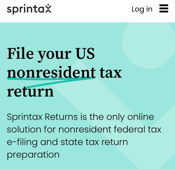 🇺🇸[미국_텍사스 해외인턴] 10. J1 인턴 셀프 세금 신고 및 환급 (Tax return) with Sprintax/e ...