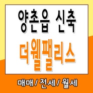 김포신축빌라 양촌읍 학운리 더웰팰리스 총72세대