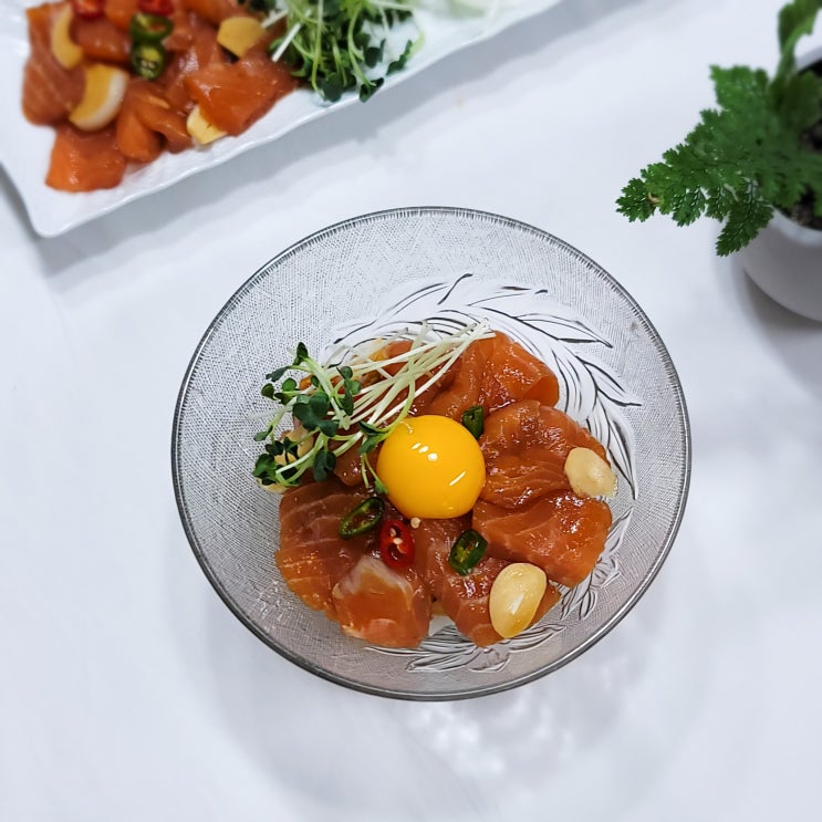 연어장 만들기 맛있는 간장 소스 덮밥 사케동 레시피 : 네이버 블로그