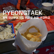 평택 미군부대 맛집 : 송탄 부대 앞 소금튀김 안경튀김