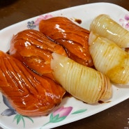 대만 타이베이 맛집 : 삼미식당(三味食堂)/대왕 연어초밥, 생오징어 초밥, 단새우, 관자꼬치, 새우볶음밥, 냄비우동, 새우모듬튀김