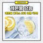 레몬물 효능 여름 레몬물 디톡스 효과