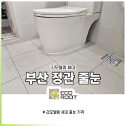 부산 정관 리모델링 세대 줄눈 가격 차이점