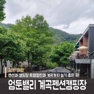 영월계곡펜션 영월캠핑장으로 추천할만한 엄둔밸리 원주계곡펜션