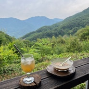 하동 / 하늘호수차밭쉼터 지리산둘레길 유일무이 뷰 맛집 내돈내산 후기