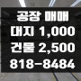 인천 남동공단 공장 매매 1000평형 전자공장 바이오