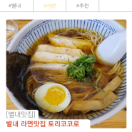 삼육대후문 별내맛집 토리코코로 혼밥 점심메뉴_마제소바 소유라멘