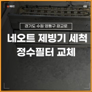 경기도 네오트 50kg 업소용 제빙기 청소 및 정수필터 교체 사례