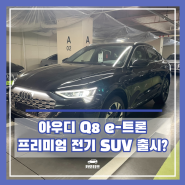 아우디 Q8 이트론, 대형 프리미엄 전기 SUV 드디어 출시? 실제 포토 및 가격 총정리