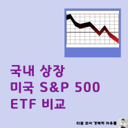 국내 상장 미국 S&P500 지수 추종 ETF 수수료 비교! (KODEX, ACE, TIGER, KBSTAR, SOL)