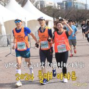 [가이드러닝] 2024 불패 마라톤 10km 후기 - 시각장애인 마라톤 빛나눔동반주자/ 재밌고 신나는 대회