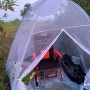 붕어낚시, 월척붕어와 모기장 텐트