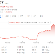 애플 주가 7% 폭등. MS 제치고 시가총액 1위 탈환! 인공지능 관련 발표 내용 정리와 앞으로의 주가 전망