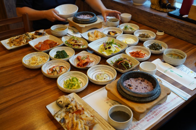 보리굴비와 비빔밥을 동시에 한상가득 전주혁신도시 밥집 - 도월 : 네이버 블로그