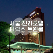 서울 신라호텔 디럭스 트윈룸 남산뷰 1박 2일 아이랑 투숙 후기