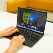 초경량 가벼운 14인치 노트북 사무용 추천 ThinkPad X1 카본 12세대, 할인코드 arti6211
