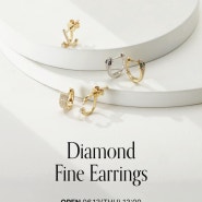 OPEN! Diamond Fine Earrings(뱀이어링, 파베 프롱이어링)