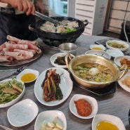 대전 지족동맛집 돌식당 돌삼겹 냉동 같지 않은 고퀄리티 냉삼