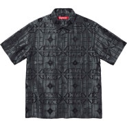 슈프림 트레이 자가드 셔츠 Supreme Tray Jarcquard Shirts Black - M size