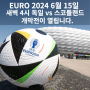 한국시간 기준 6월 15일 새벽 4시에 독일과 스코틀랜드의 개막전을 시작으로 유로 2024의 조별리그 일정이 시작됩니다.