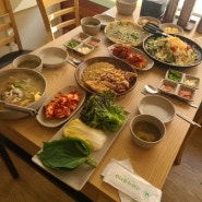 용인 기흥구맛집 대덕골보쌈 칼국수 기흥구청점에서 점심식사