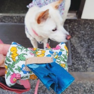 강아지 산책 용품 핸드메이드 풉백파우치 - 지구에서 작은 행복