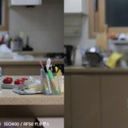 케논 50미리 (f1.4 / f1.8) 렌즈의 밝기 비교