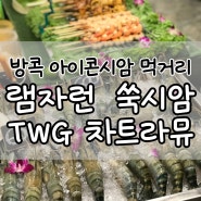 방콕 아이콘시암 수상보트 타고 가서 쑥시암 차트라뮤 램자런 TWG 맛집 도장깼다.(feat.왕궁에서 아이콘시암)