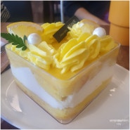 구로디지털단지역 브런치 카페 맛집의 레몬 티라미수